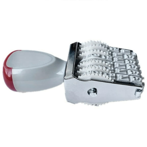 WINDLAND Number Stamp Business Stamp Roller Office Stamp Rolling Number Stamp Date Stamp Multifunction Rubber Stamp
