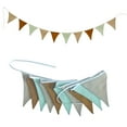 thumbnail image 1 of WINDLAND Nursery Bunting Soft Cotton Hanging Banners Flags Garlands Baby Room Decoration, 1 of 12