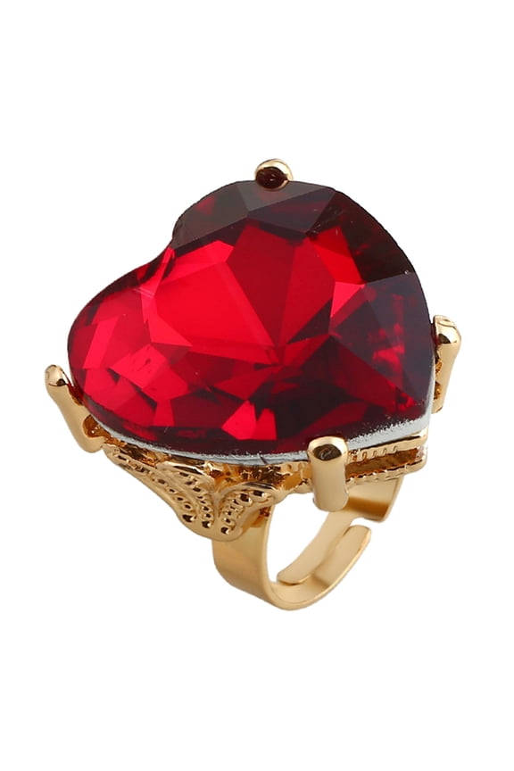 Heart Shaped Adjustable Rings Open Rings Fashion Opening Adjustable Alloy Rings