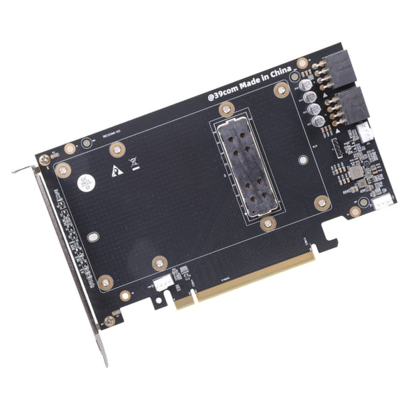 WINDLAND PCIe X16 Interfaces Converters Board SXM2 Graphics Card Adapter Auto Speed Adjustment