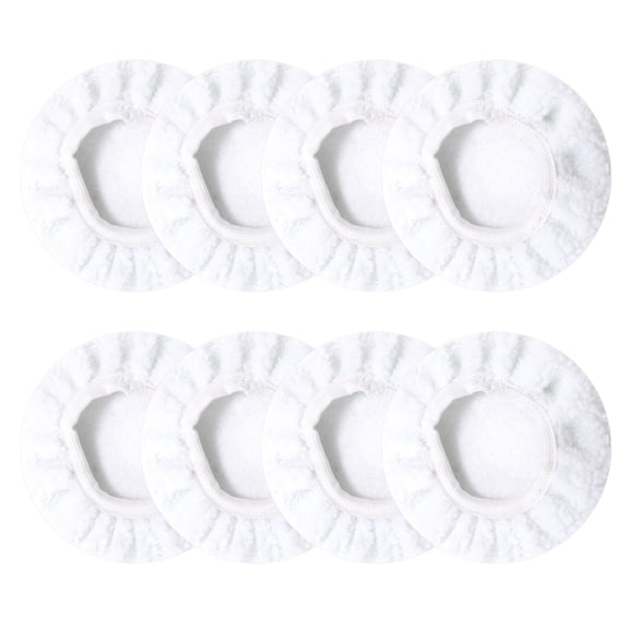 WINDLAND Pack Of 8 MultiUse Steams Cleaner Pad Microfibre Cloths Replacement For Handheld Devices Microfiber Cleaning Pad