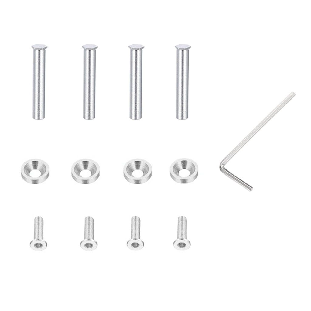 WINDLAND Pack of 4 Computer Radiator Fan Screw Set PC Case Fan Screws ...