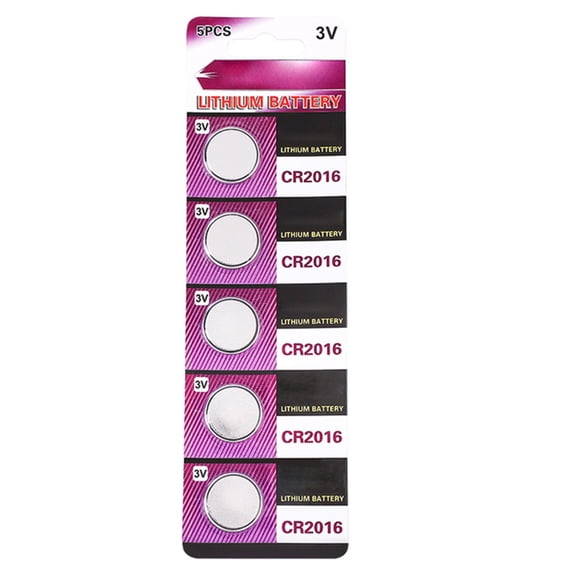 WINDLAND 5pc/10pc CR2016 Lithium Coin Cell Batteries 3V High Capacity for Electronics