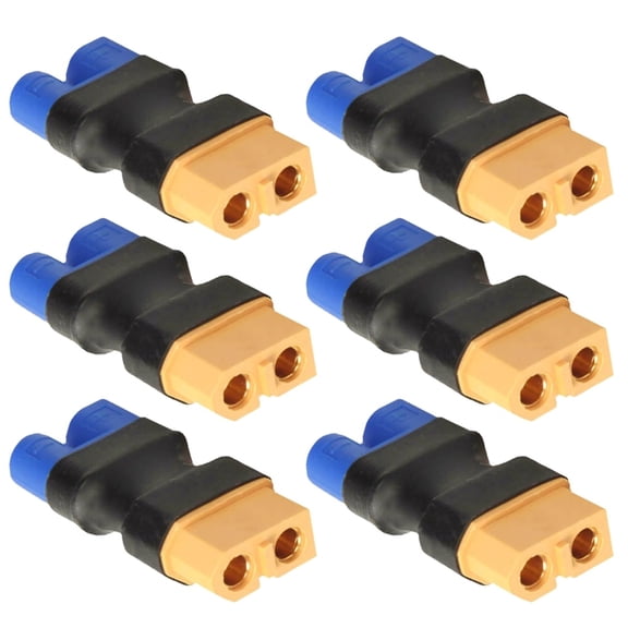 WINDLAND Pack of 6 High Conductivity EC5 XT60 Connectors Plugs Toy Drones Compatibility
