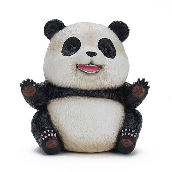 WINDLAND Panda Statue Desk Decors Display Model Chinese Panda Figurine for Kids
