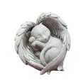 thumbnail image 1 of WINDLAND Pet Dog for Cat Monument Angel Wing Memorial Tombstone Resin Statue Crafts Ornaments Home Garden Decoration, 1 of 10