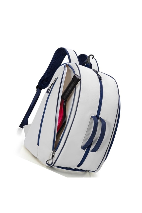 Pickle Ball Backpack For Paddles Sports Gear with Mesh Back And PVC Construction