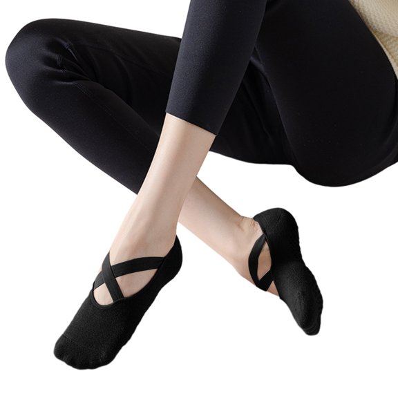 WINDLAND Pilate Grip Socks for Women Anti-Skid Yoga Socks with Grips Hospital Socks