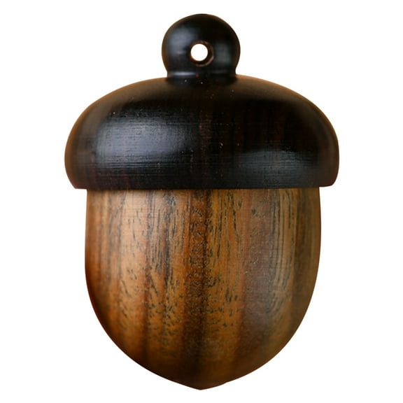 WINDLAND Pine Cone Can for Medication Small and Secure Storage Solution for Daily Pills