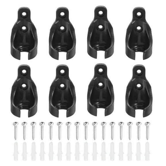 WINDLAND Plastic Bungee Cord Receiver 8Pcs Set Sturdy Connection for Blinds Easy Installation