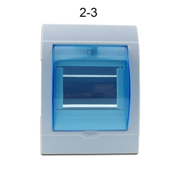 WINDLAND Plastic Distribution Box for 2-3/3-4 Ways Miniature Circuit Breaker Surface Mounted Distribution for Protection Box