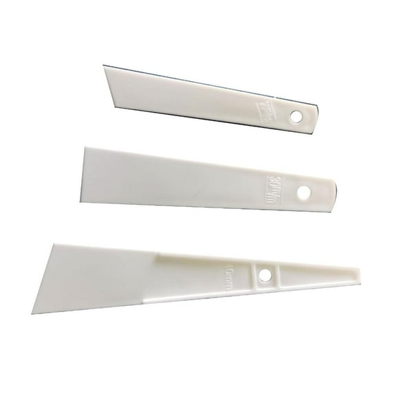 WINDLAND Plastic Paint Scraper 20mm/30mm/40mm Scraper with Long Handle Plastic Scraper Putty Knife Wallpaper Tools for Applying