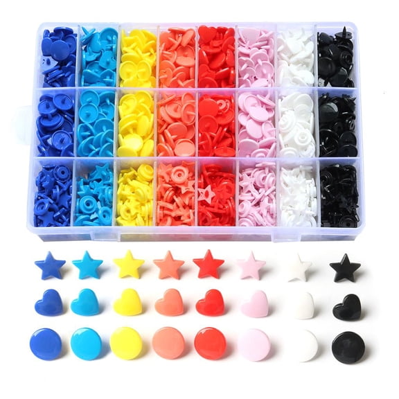WINDLAND Plastic Snaps Button Fasteners KAM T5 Bag Folder Dark Buckle Button Resin Garment Accessories For Baby Clothes Durable