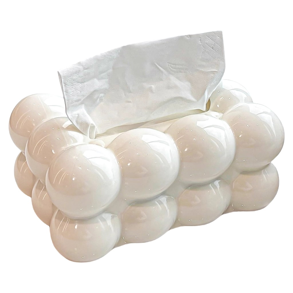 WINDLAND Playful Marshmallows Rabbit Tissue Box Holder Adds A Touch Of ...