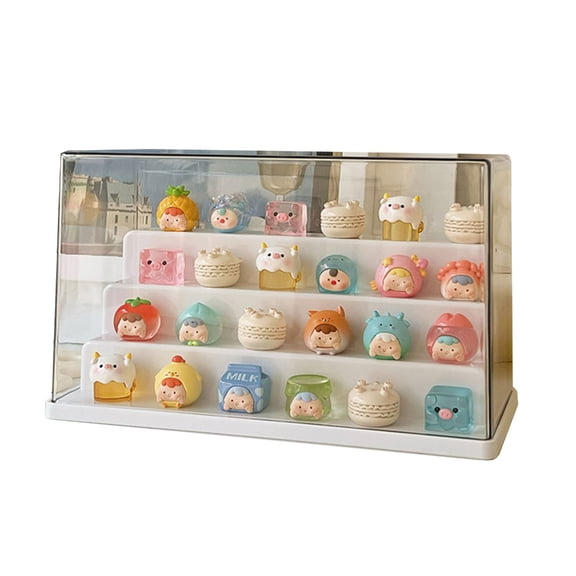 WINDLAND Portable Acrylic Showcase Display Stand Holder For Figurines And Home Decoration