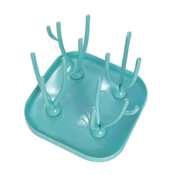 WINDLAND Portable Bottle Countertop Drying Rack Baby Bottle Dryer for Cup Nipples Pump