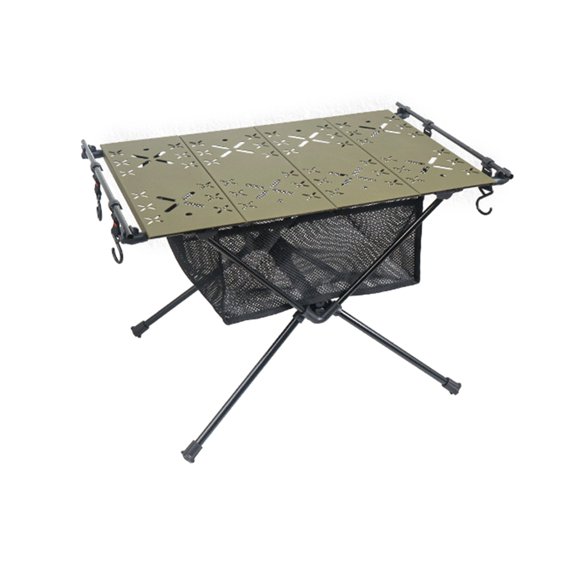 WINDLAND Portable Camping Tables Compact Folding Beachs Tables Camp Tables for Beachs, Picnics, Cooking, Hiking Easy to Install