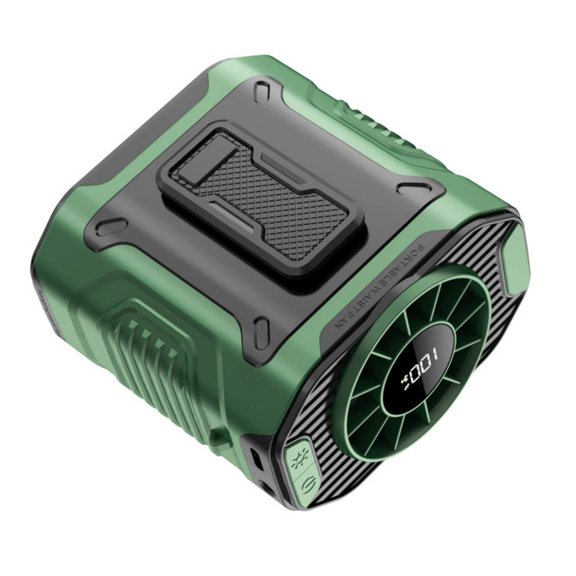 WINDLAND Portable Neck Hanging Fan 100 Level Adjustable Speed USB Charging For Camping Office