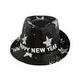 thumbnail image 1 of WINDLAND Portable New Year Sparkling Sequins Hats in Black Silver and Gold for Parties, 1 of 9