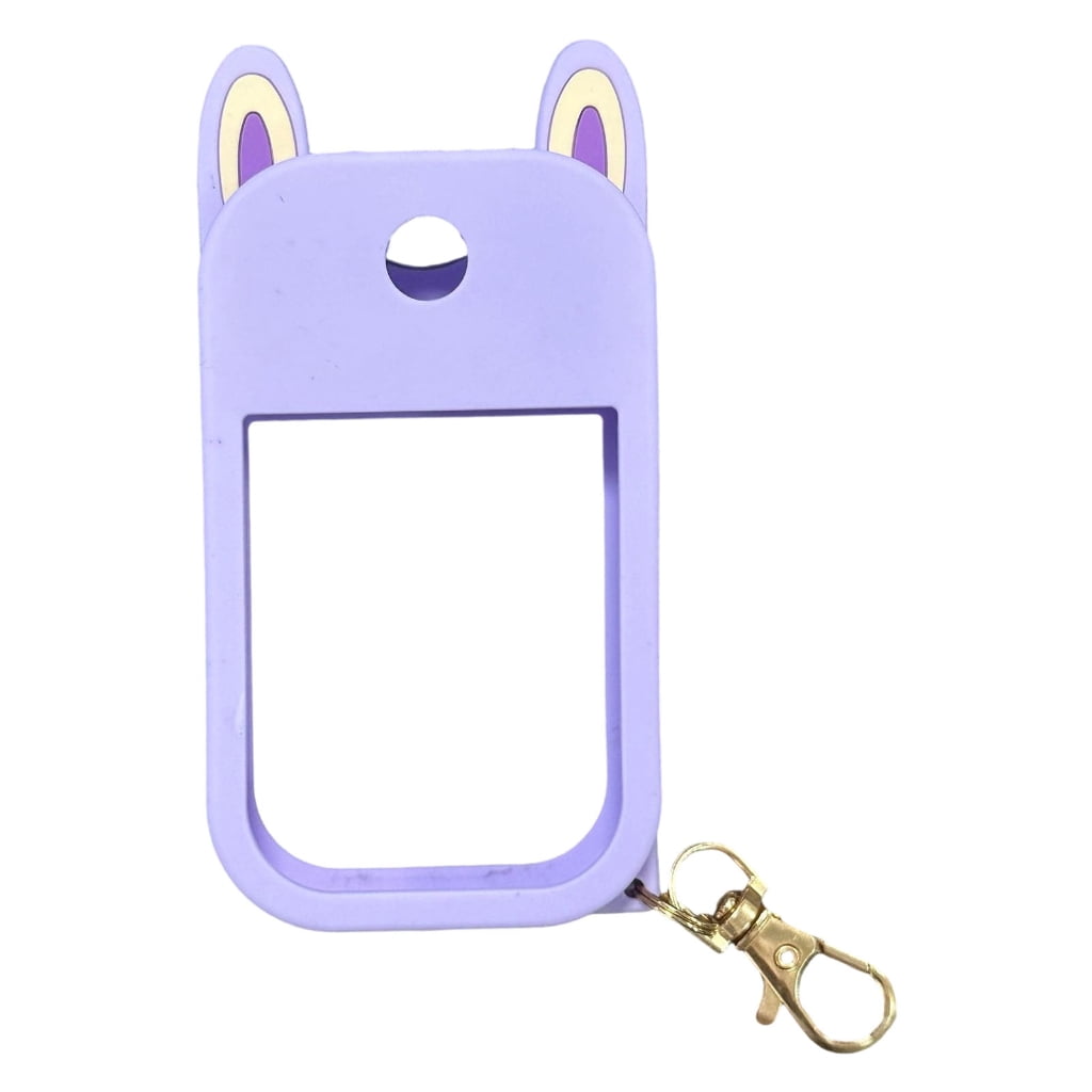 WINDLAND Portable Silicone Hand Sanitizer Holder Case Keychain ...