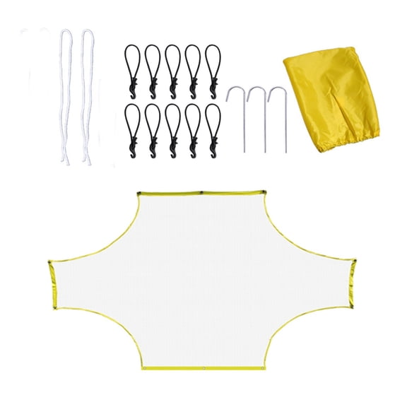 WINDLAND Portable Soccer Net Practice Goal Shots Scoring Soccer Goal Targets Net