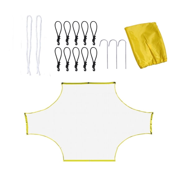 WINDLAND Portable Soccer Net Practice Goal Shots Scoring Soccer Goal Targets Net