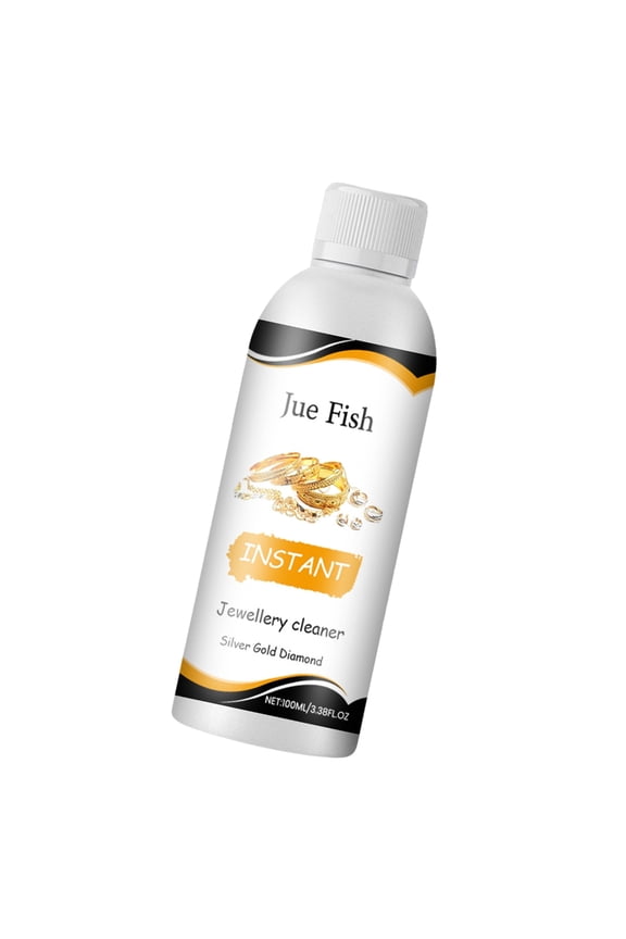 Jewelry Cleaning Solution Effective Accessories Stain Remover Maintenance Liquid for Gold Silver Watches Jewelry Cleaner Solution for Effective Stain and Tarnish Removal Cleaning Liquid
