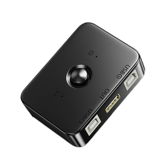 WINDLAND Printer Sharer USB2.0 Selector USB Power USB with Sharing Selector USB Hub
