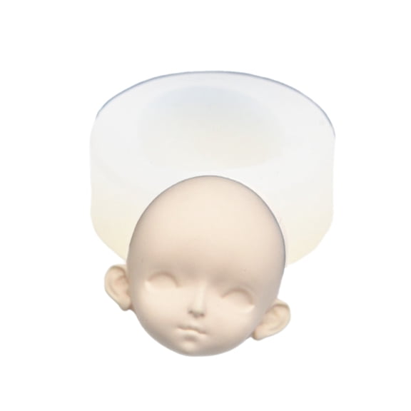 WINDLAND Lightweight Silicone Clay Doll Face Molds Characters Moulds for DIY Crafts Characters Moulds Perfect Gift for Craft Enthusiasts Animation Fans