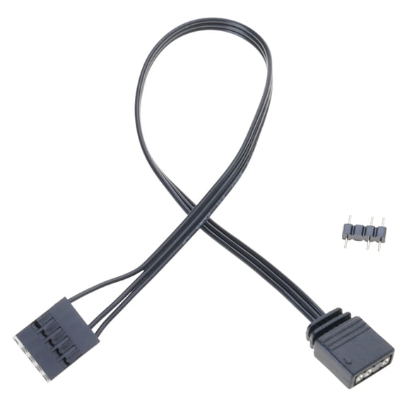 WINDLAND RGB Extension Cable 5V 3Pin RGB Adapters Cable RGB LED Cable for Extend PC