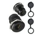 thumbnail image 1 of WINDLAND RJ45 Cat6 Panel Mount Connector Adapter RJ45 Female to Female Through Module, 1 of 8