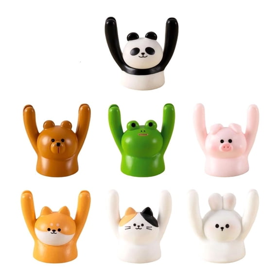 WINDLAND Raising Hand Photo Holder Place Card Holder Miniature Figurines