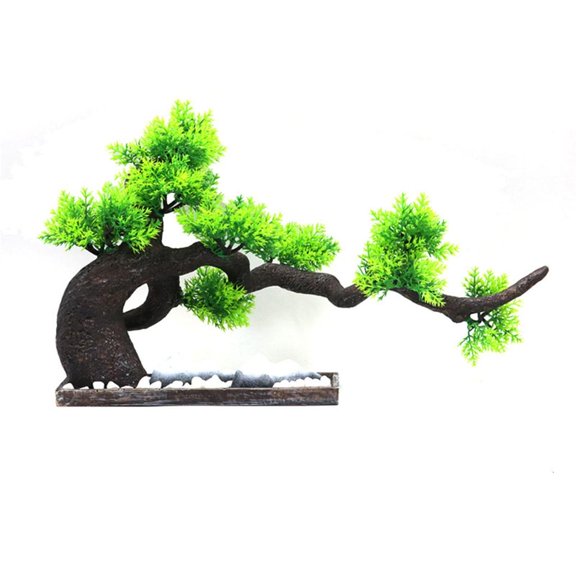 WINDLAND Realistic Underwater Artificial Tree Plant Landscape Aquariums Fish Shelter Cave