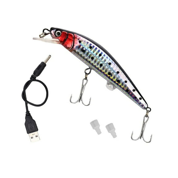 WINDLAND Rechargeable Crankbait Baits Trolling Fishing Lures Floating Swimbait Wobbler Hard Baits for Trouts Freshwater Saltwater