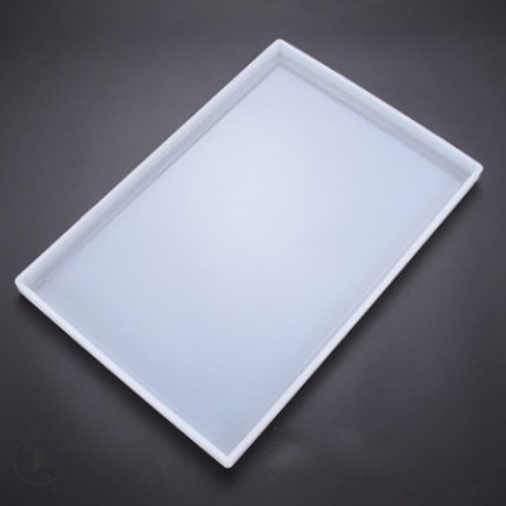 WINDLAND Agate Tray Mold DIY Resin Epoxy Casting Craft Birthday Gifts Rectangular