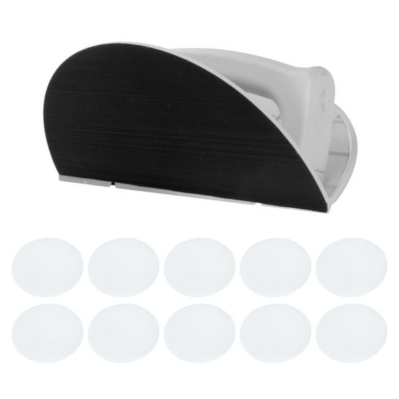 WINDLAND Recyclable ABS Corner Sanding Frame with 10 Auto Adhesive Sandpapers Corner Sanding Tool for Smooth Wall Edge Finishing