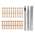 thumbnail image 1 of WINDLAND Red Copper/ Brass 0.55/0.75Inch Tubular Cap Rivets Studs for Leather Crafting, 1 of 9