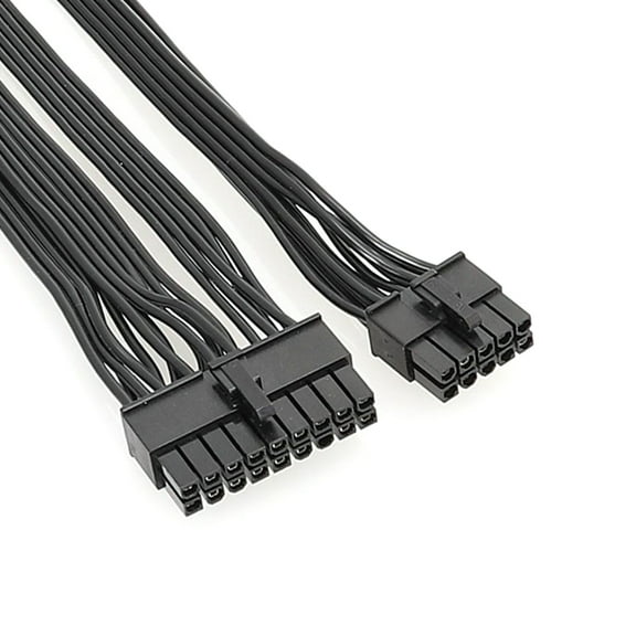 WINDLAND 10Pin+18Pin to 24Pin 18AWG Modular Flat Cable for EVGA G+ G2 G3 P2 Power Supply