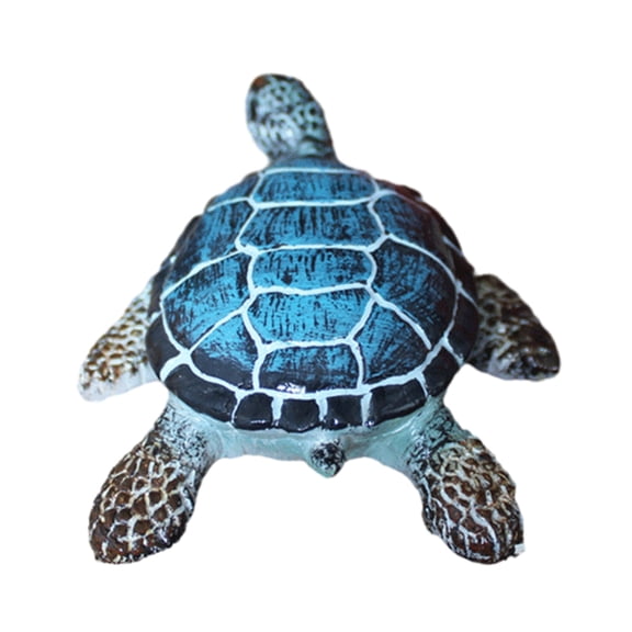 WINDLAND Resin Beach Sea Turtles Miniature Figurine Garden Decoration Fairy Garden Dollhouse Landscape Decoration Ornament