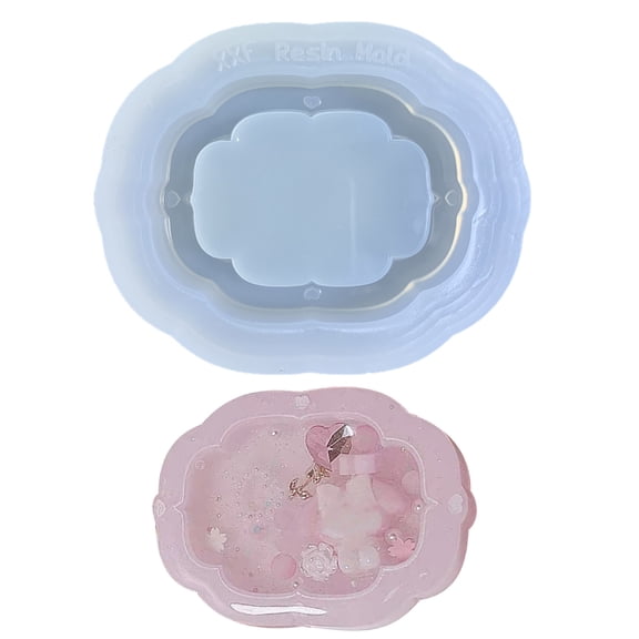 WINDLAND Silicone Shaker Molds Resin Casting Shaker Mold Jewelry Pendant Making Mould