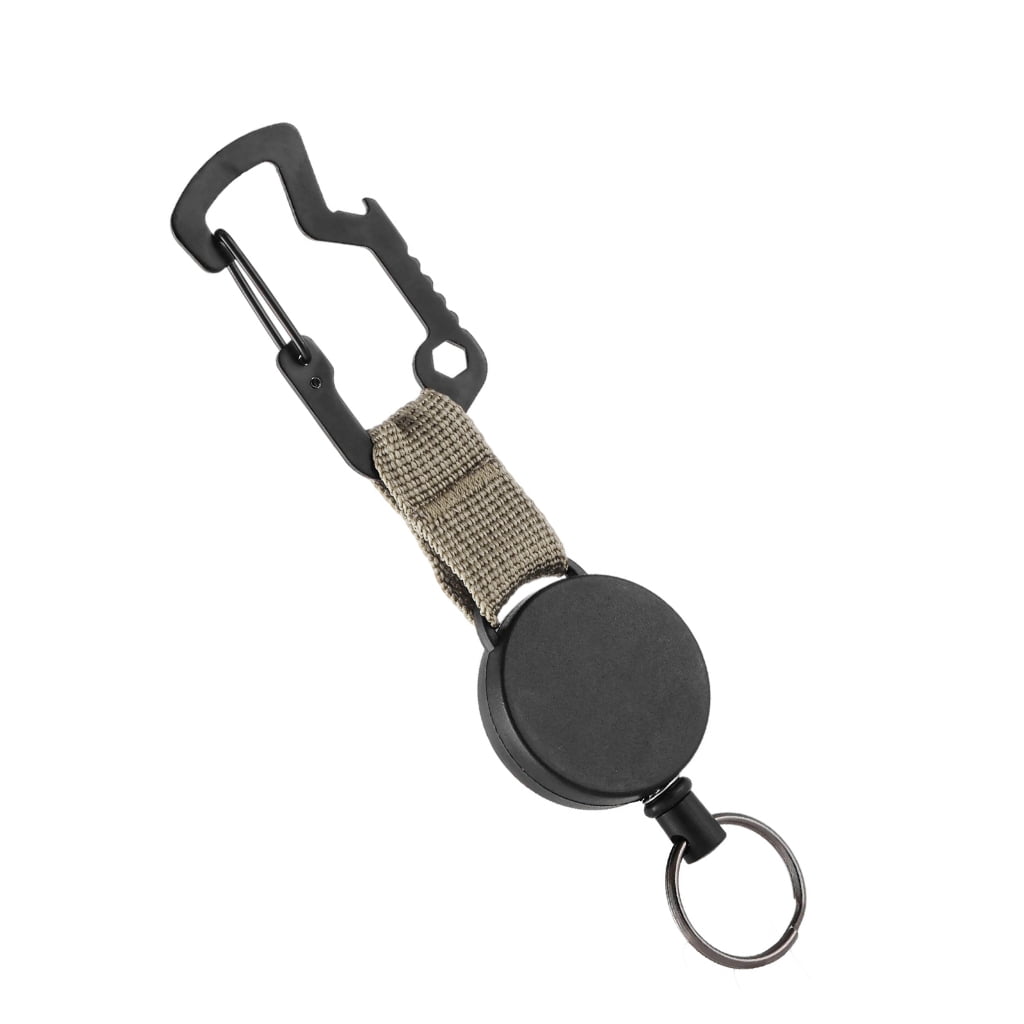 Fnb Rope Key Holder WINDLAND Retractable Keychain Carabiner Badge Holder Steel Wire Rope ...