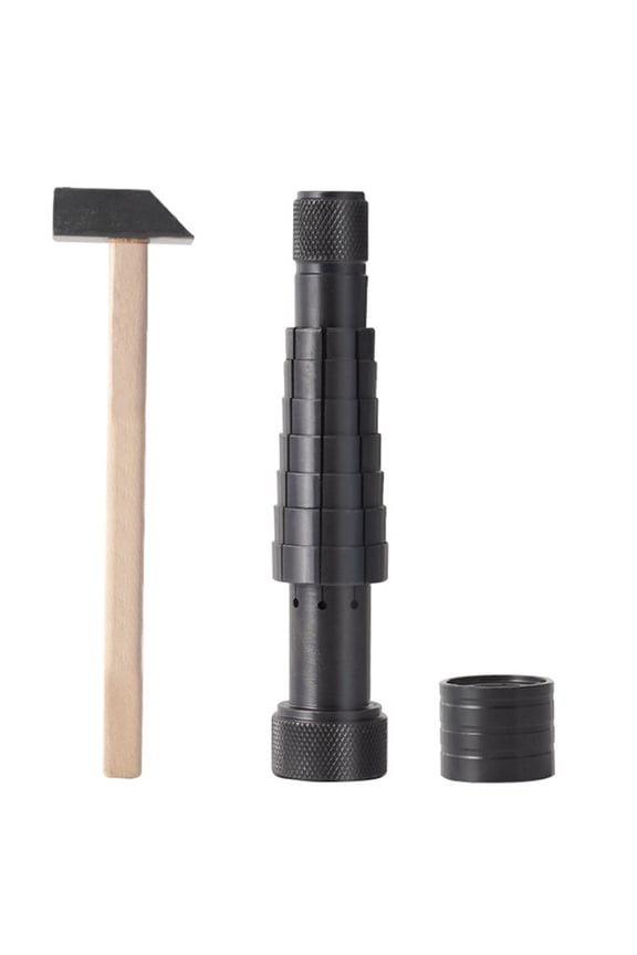 Rings Stretcher Extender for Wedding Band and Jewellery 7-Section Rings Shaping Amplifier Rings Amplifier with Hammer