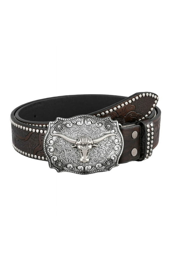 Rivet Pants Belt Teens Boy Cowboy PU Waist Strap Vintage Jeans Belt Waist Decors