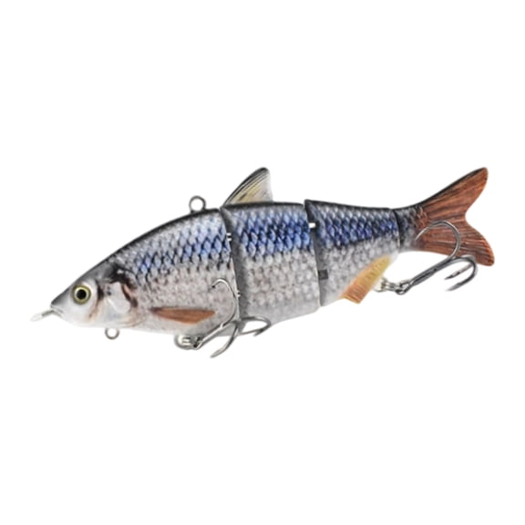 WINDLAND Robotic Multi Jointed Swimbait Electric Baits with Indicator Light Fishing Tackle
