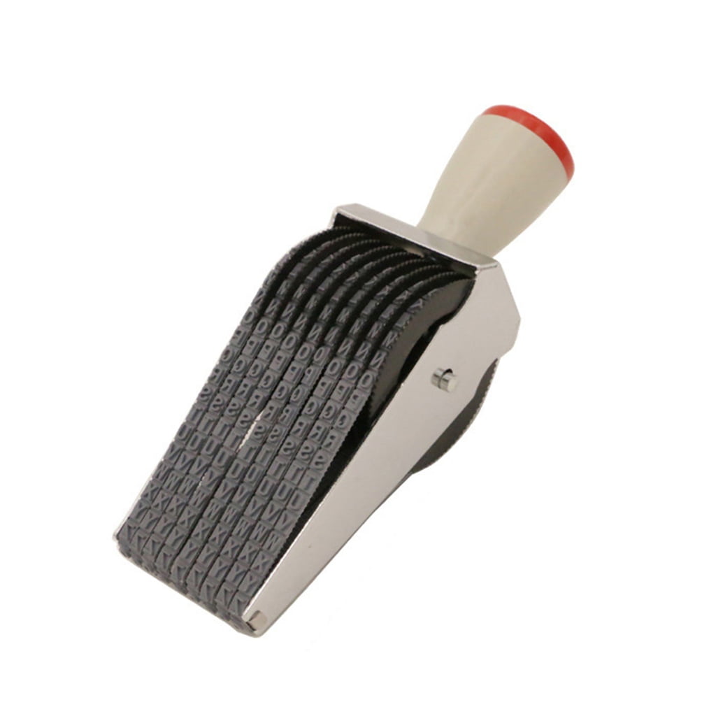 WINDLAND Rotating Rubber Number Stamp Rubber Letter Stamp Roller Stamp ...