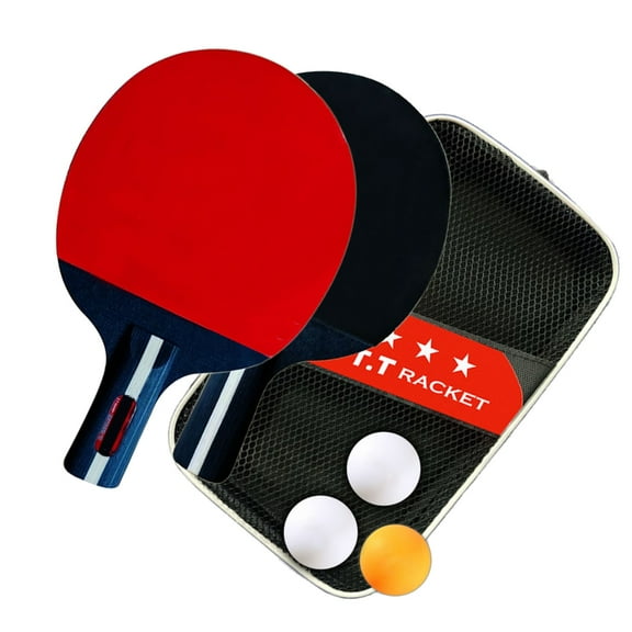 WINDLAND Rubber Racket Set for Improving Table Tennis Pingpong Training Bat Table Tennis Handle Table Tennis Paddle Pingpong Bat