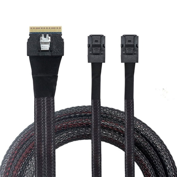 WINDLAND Flexible Server Connection Line SFF-8654 to Twin SFF-8643 Fast Speed