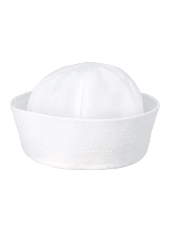 Sailors Ship Boat Captain White Military Hat Adult Kids Navy Marine Cosplay Cap