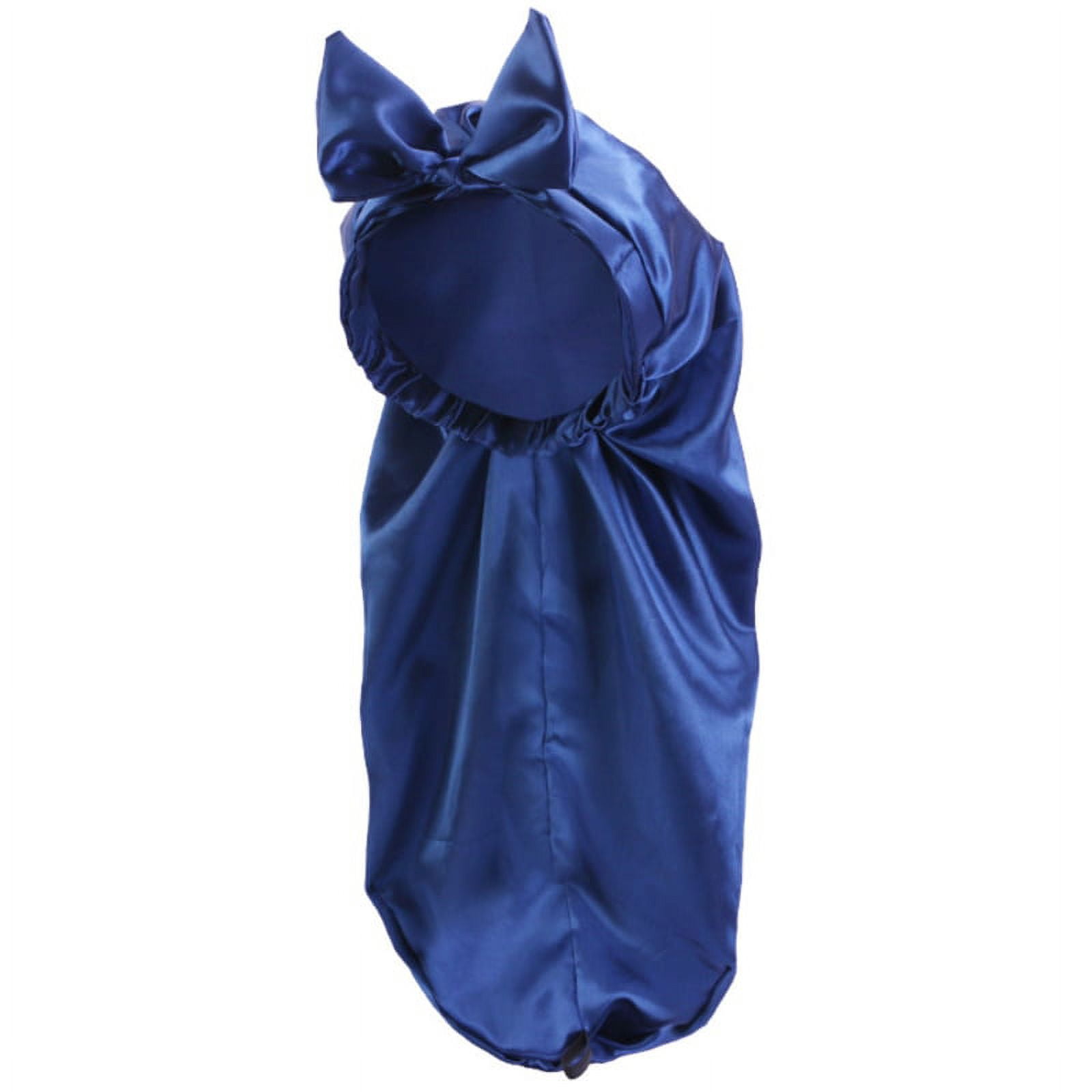 WINDLAND Satin Silk Sleep Cap for Head Cover Turban Wrap Long