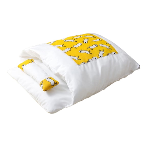 WINDLAND Self Warming Cat Bed Mat Soft Warm Semi-closed Pet Cave Sleeping Bag Washable Pad Hideaway for Cats & Small Dog